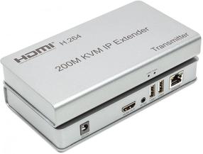 Ilgintuvas Extra Digital HDMI Cat5e/Cat6 Extender 1080p@200m CA912957 HDMI in/HDMI out/3.5mm/USB/RJ-45 female, HDMI out/3.5mm/2 x USB/RJ-45 female, pilka sp.