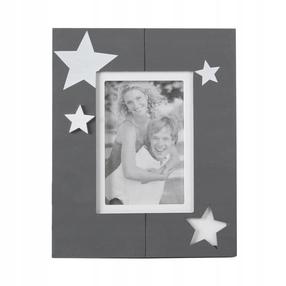 Foto rāmis Alvi 03, 26 cm x 21 cm, balts krās./pelēka krās.
