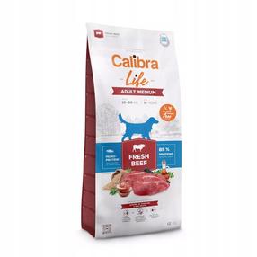 Сухой корм для собак Calibra Life Adult Medium, говядина, 12 кг