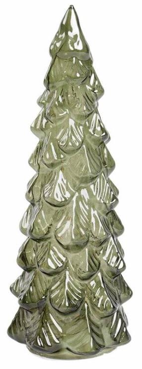 Dekoracija "Eglutė" Homla Ilumes su LED apšvietimu, 26 cm, žalia