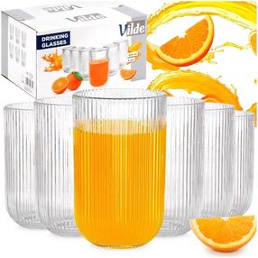 Stiklinių komplektas Vilde 139785, stiklas, 0.4 l, 6 vnt.