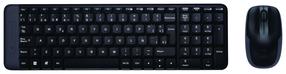 Klaviatūros ir pelės komplektas Logitech MK220, EN/RU, juoda, belaidė