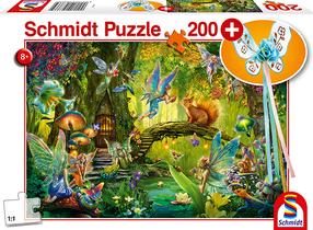 Puzle Schmidt Fairies in the Forest, 27.5 cm x 19 cm, 200 gab.
