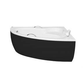 Vonia, kampinė Besco Natalia, 150 cm x 100 cm x 59.5 cm, dešininė, juoda sp.