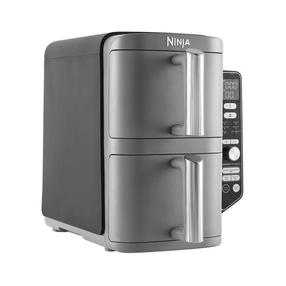 Karšto oro gruzdintuvė Ninja Double Stack XL SL400EU, juoda sp./pilka sp., 2470 W, 9.5 l