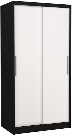 Spinta ADRK Asten, balta sp./juoda sp., 58 cm x 100 cm x 200 cm