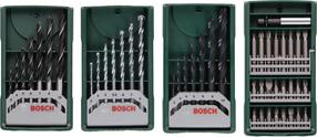 Uzgaļu un urbju komplekts Bosch 3 Plus 1 Mini X-Line Set