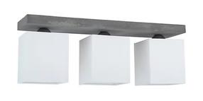 Lampa griesti Spot-Light Great, E27, 3 x 25 W, balta krās. / pelēka krās., 13,5 x 13,5 cm