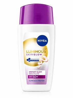 Sejas šķidrums Nivea Luminous 630º Skin Glow, 40 ml, SPF 50+