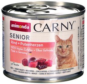 Mitrā kaķu barība Animonda Carny Senior, liellopa gaļa, 0.2 kg