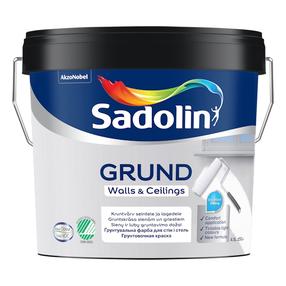 Grunts Sadolin Grund, balts krās., 4.5 l