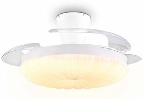Griestu ventilators ar lampu Reality Kiruna, 32 W, 1 gab., balta krās.
