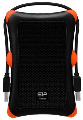 Kietasis diskas Silicon Power Armor A30, HDD, 1 TB, juoda sp./oranžinė sp.
