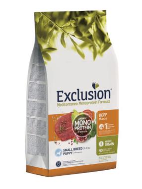 Sausas šunų maistas Exclusion Mediterraneo, jautiena, 3 kg