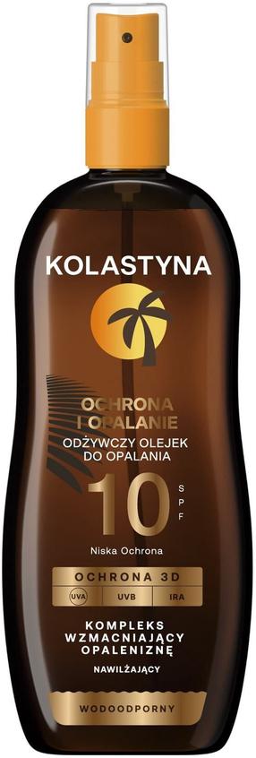 Isepruunistav õli keha jaoks Kolastyna Protection & Tanning SPF10, 150 ml