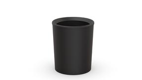 Šiukšliadėžė Thema Lux Modo BA-P13-6-B, juoda sp., 7 l, 23.8 cm x 20 cm