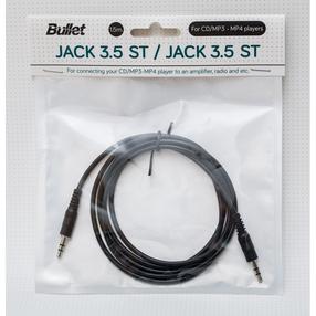 Kaabel Bullet 3.5 mm, 3.5 mm, 1.5 m, must v.