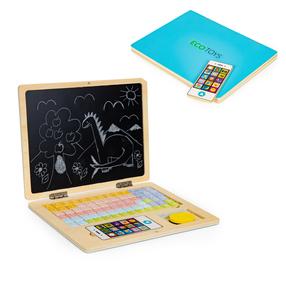 Доска для рисования EcoToys Magnetic Educational Blackboard Laptop, многоцветный