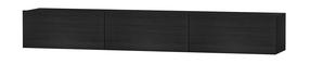 TV staliukas Kalune Design Terra, juoda sp., 31.4 cm x 180 cm x 26 cm