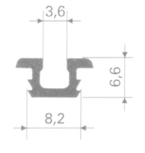 Pael Rejs WA05.0067.05.013, siselükandustele, 250 cm x 0.82 cm