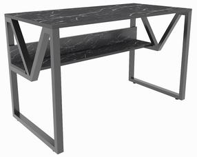 Rašomasis stalas Kalune Design Lona 875ZNA4539, 120 cm x 60 cm, 72.8 cm, juoda sp.