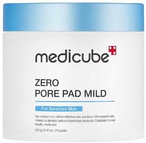 Veido priežiūros priemonė, padeliai Medicube Zero Pore Mild, 155 g, 70 vnt.