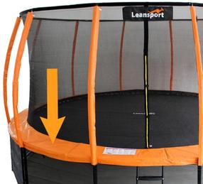 Atsperu aizsardzības paklājs Lean Sport, 427 cm