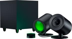 Datoru skaļrunis Razer Nommo V2 Pro, melna krās.