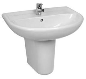 Kojelė Jika, 23.5 cm, keramika, balta