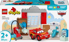 Prekė su pažeista pakuote. Konstruktorius LEGO® DUPLO® Disney Makvyno apsilankymas Daktaro garaže 10456, 35 vnt.