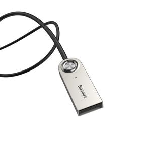 Адаптер Baseus Wireless Bluetooth Audio Receiver CABA01-01 USB A, 3.5 mm, серебристый цв.