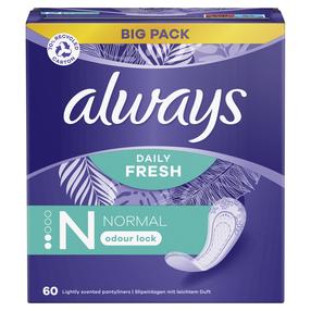 Pesukaitsmed Always Daily Fresh, Normal, 60 tk