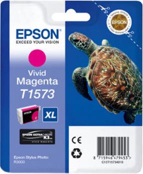 Rašalinio spausdintuvo kasetė Epson T1573, violetinė sp.