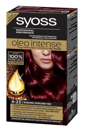 Plaukų dažai Syoss Oleo Intense, burgundy red sp., Burgundy Red 5-23, 50 ml