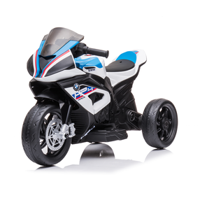 Vaikiškas elektrinis motociklas Hatis Police BMW HP4, mėlyna sp./balta sp./juoda sp.