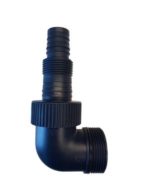 Ühendus sukelpumpade jaoks Haushalt, 1 1/2 tolli - väliskeere/25 mm - vooliku otsik/32 mm - vooliku otsik
