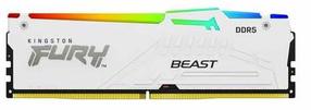 Operatyvioji atmintis (RAM) Kingston Fury Beast RGB White KF560C36BWE2A-16, DDR5, 16 GB, 6000 MHz