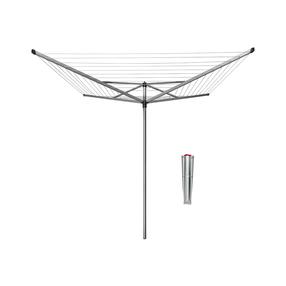 Drabužių džiovykla Brabantia Topspinner, 2.95 m, metalinė pilka sp.