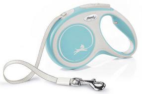 Automaatne jalutusrihm Flexi Comfort, türkiissinine v., M 5m