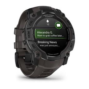 Viedais pulkstenis Garmin Instinct 3 AMOLED 3.3 cm, melns krās.