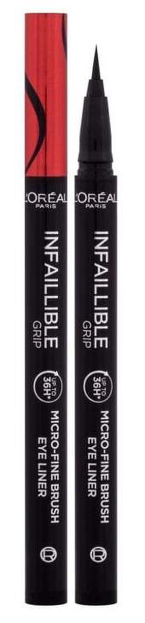 Akių apvadas L’Oréal Paris Infaillible Grip 36H, 0.4 g, juoda sp. 01 obsidian