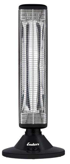 Infraraudonųjų spindulių šildytuvas Enders Florenz, 0.9 kW, Juoda sp.