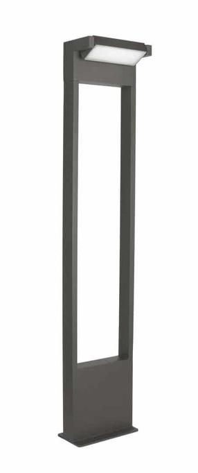 Brīvi stāvošs āra gaismeklis Su-Ma Rota RT-780, 10W, LED, IP54, tumši pelēka krās., 15 cm x 78 cm