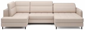 Kampinė sofa Berrto Manhattan 18, smėlio sp., dešininė, 165 x 306 cm x 100 cm