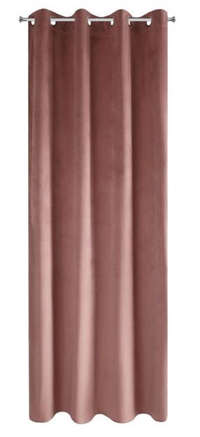 Naktinė užuolaida ZKXX-13, tamsiai rožinė sp., 140 cm x 250 cm