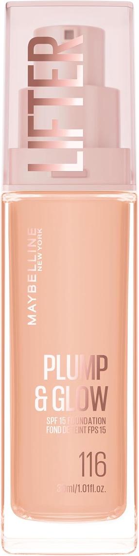 Skystas makiažo pagrindas Maybelline Plump & Glow, 116, 30 ml