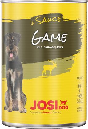 Märg koeratoit Josera JosiDog Game In Sauce, hirveliha, 0.415 kg