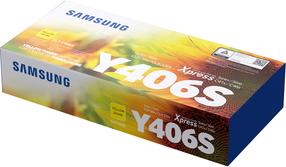 Tonera kasete Samsung CLT-Y406S, dzeltena krās.