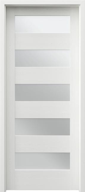 Vidaus durų varčia rėminė Porta Trim Lite B5, kairinės, wenge white sp., 203 x 84.4 x 4 cm