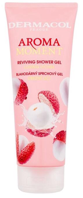 Kūno prausimosi želė Dermacol Aroma Moment Loving Lychee, 250 ml